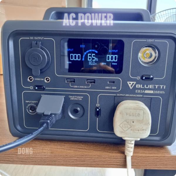 POWER GENERATOR 600W + DUAL AC SOCKET 12000MAH